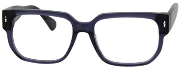 Safari Men Afro Motif Eyeglasses: Uche - Transparent Navy Blue - SpecSMART Eye Clinic (Front View)
